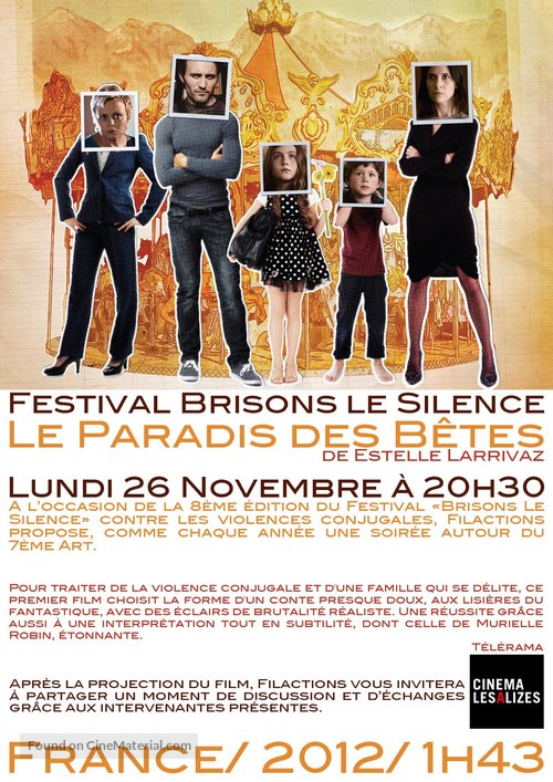 Le paradis des b&ecirc;tes - French poster
