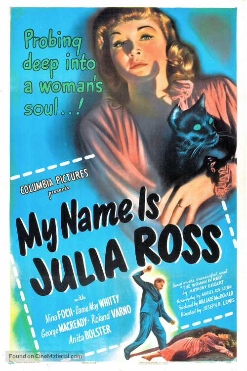 My Name Is Julia Ross - Movie Poster