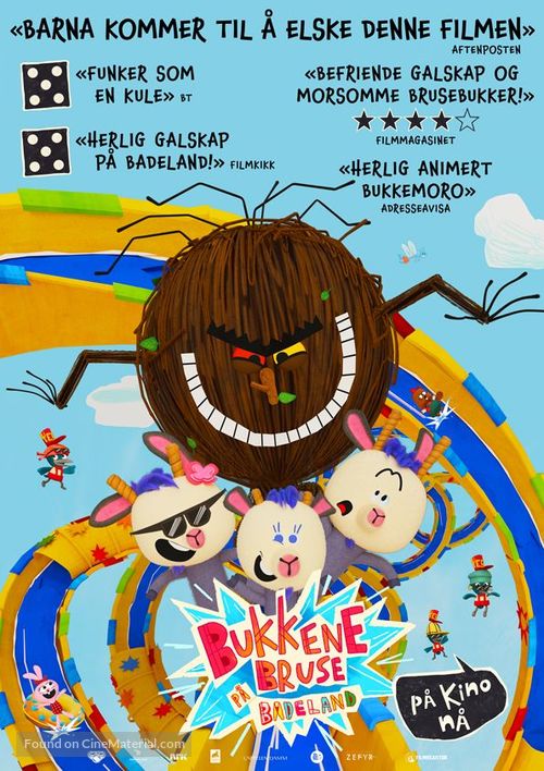 Bukkene Bruse p&aring; Badeland - Norwegian Movie Poster