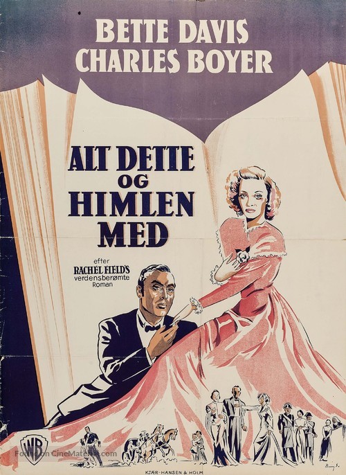 All This, and Heaven Too - Danish Movie Poster