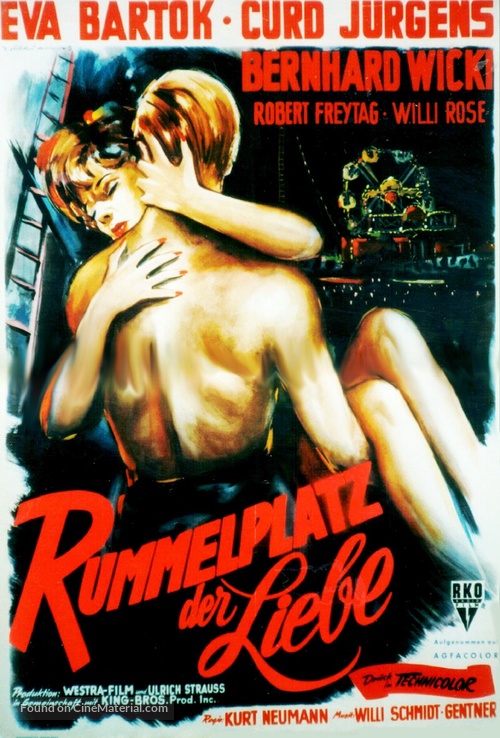 Rummelplatz der Liebe - German Movie Poster