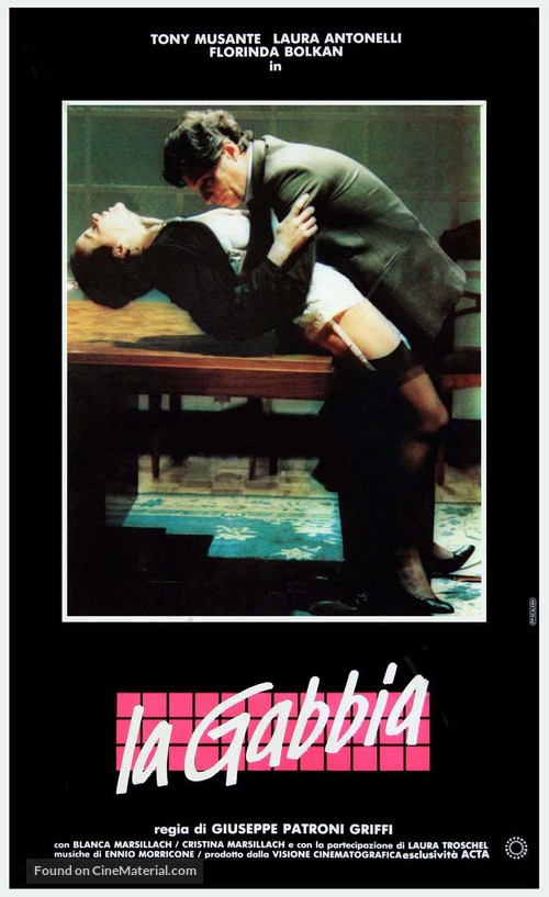 La gabbia - Italian Movie Poster