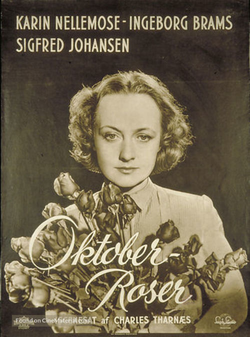 Oktoberroser - Danish Movie Poster