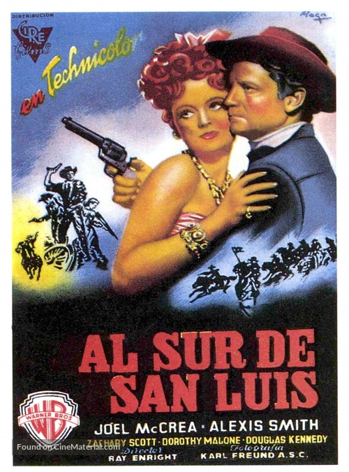 South of St. Louis - Spanish Movie Poster