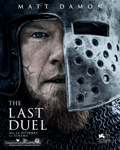 The Last Duel - Italian Movie Poster