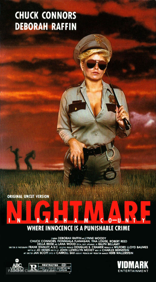 Nightmare in Badham County - VHS movie cover