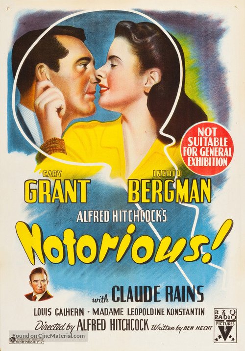 Notorious - Australian Movie Poster