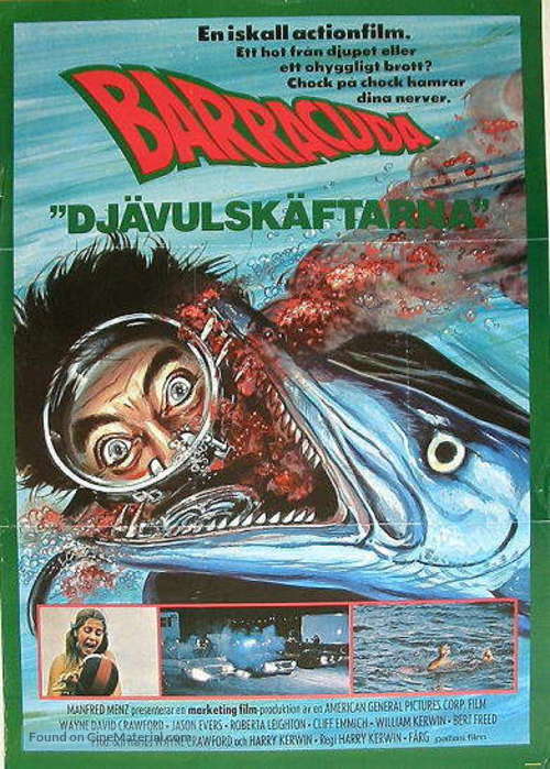 Barracuda - Swedish Movie Poster