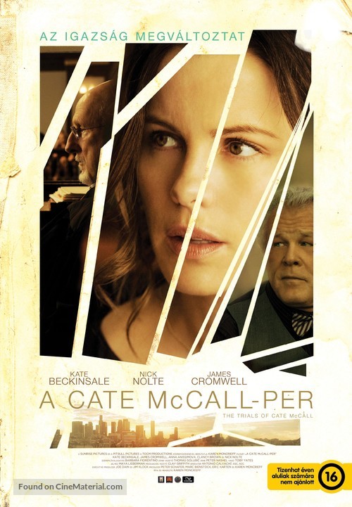 The Trials of Cate McCall - Hungarian Movie Poster