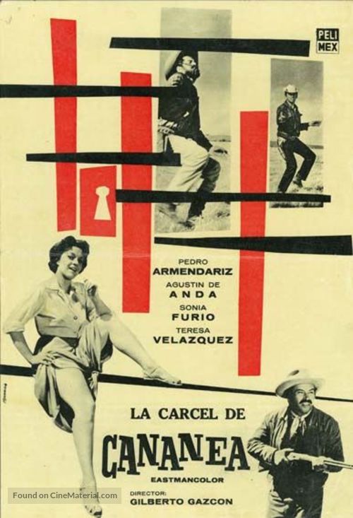 La c&aacute;rcel de Cananea - Mexican Movie Poster