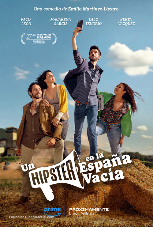 Un h&iacute;pster en la Espa&ntilde;a vac&iacute;a - Spanish Movie Poster