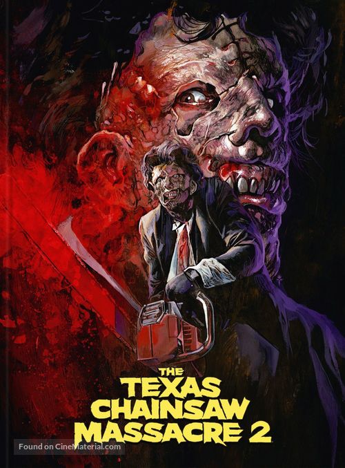 The Texas Chainsaw Massacre 2 - German Movie Cover