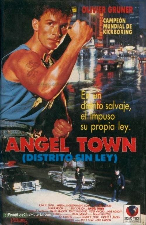 Angel Town - Spanish VHS movie cover