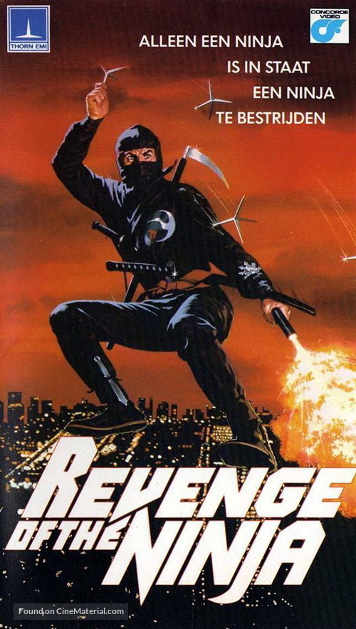 Revenge Of The Ninja - Dutch Movie Cover