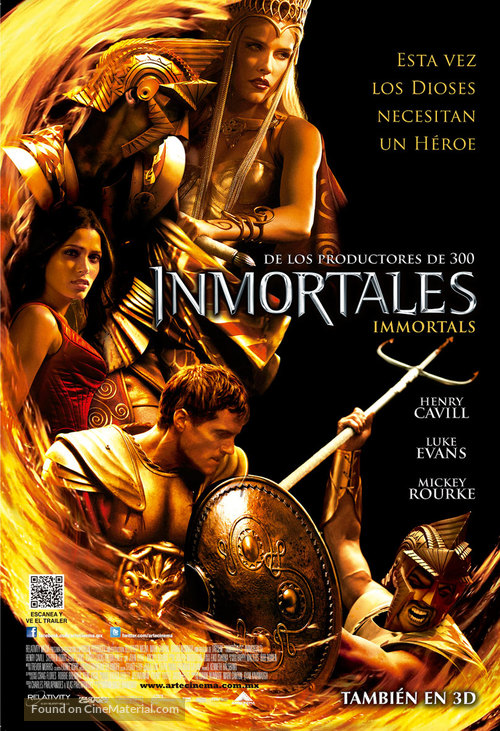 Immortals - Mexican Movie Poster