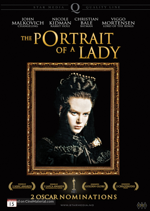 The Portrait of a Lady - Norwegian DVD movie cover