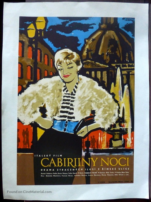 Le notti di Cabiria - Czech Movie Poster