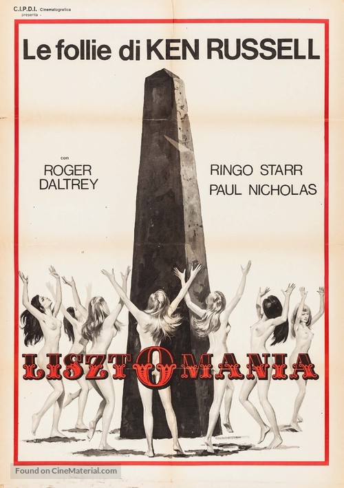 Lisztomania - Italian Movie Poster