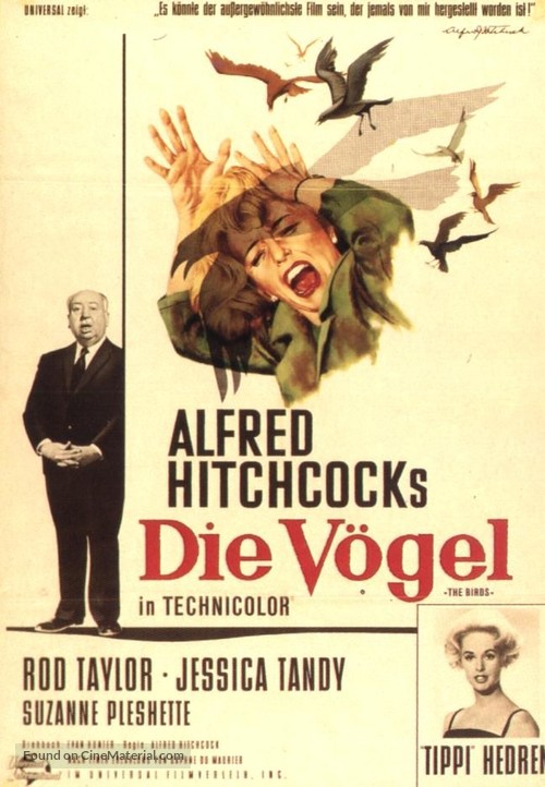 The Birds - German Movie Poster
