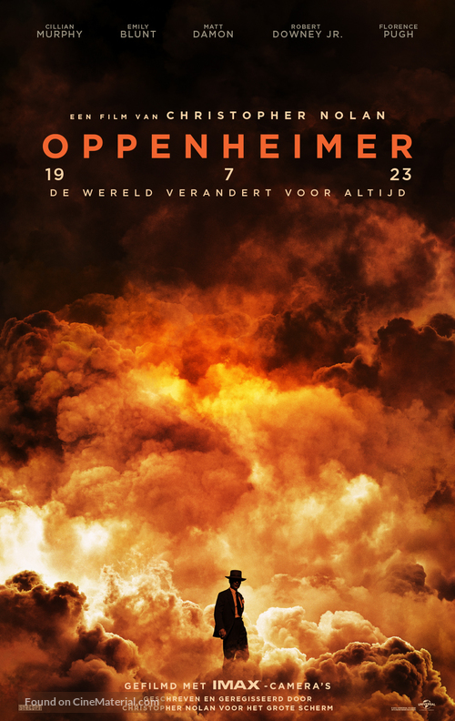 Oppenheimer - Belgian Movie Poster