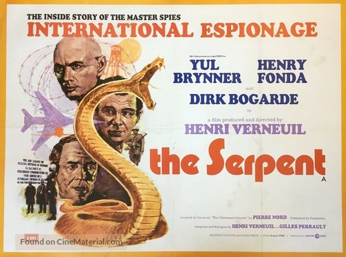 Le serpent - British Movie Poster