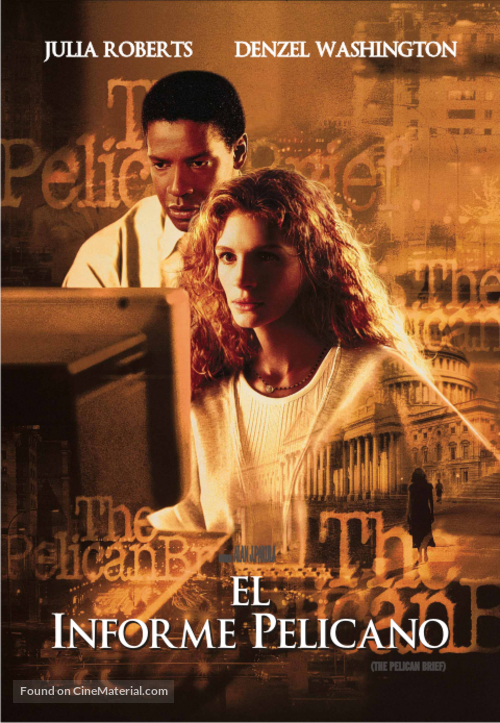 The Pelican Brief - Argentinian DVD movie cover