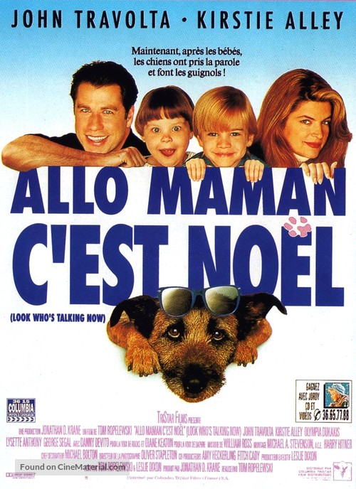 Look Who&#039;s Talking Now - French Movie Poster