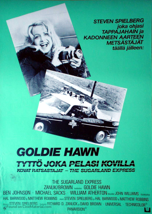 The Sugarland Express - Finnish Movie Poster