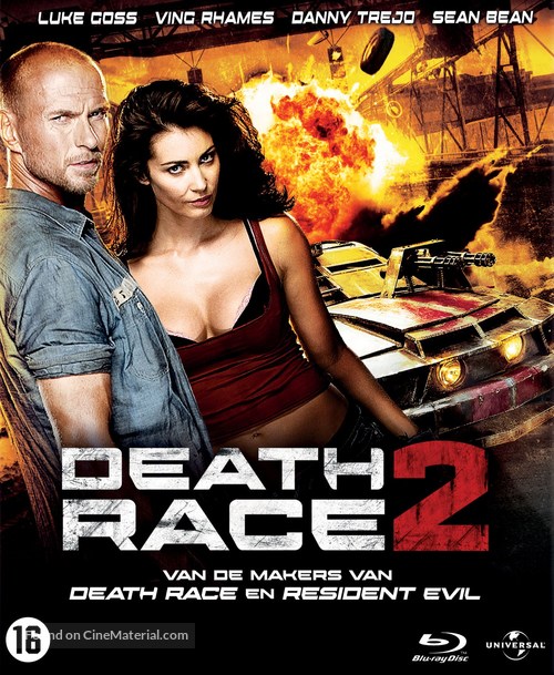 Death Race 2 - Dutch Blu-Ray movie cover