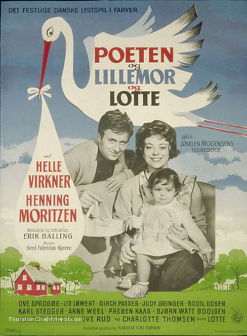 Poeten og Lillemor og Lotte - Danish Movie Poster
