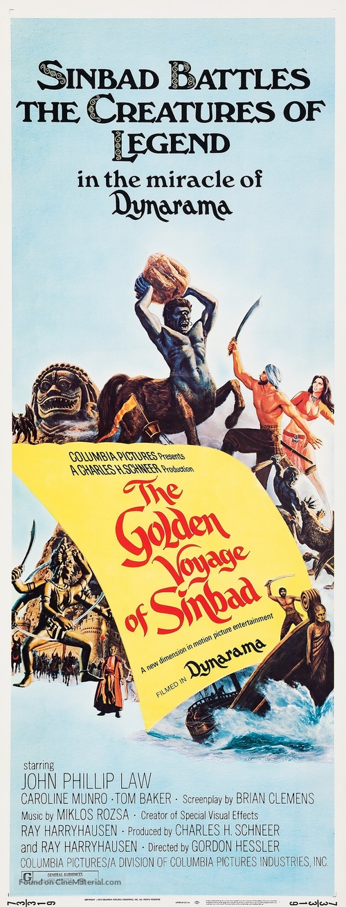 The Golden Voyage of Sinbad - Movie Poster