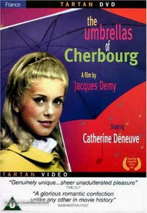 Les parapluies de Cherbourg - British DVD movie cover