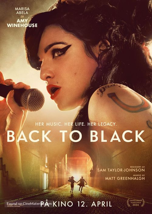 Back to Black - Norwegian Movie Poster