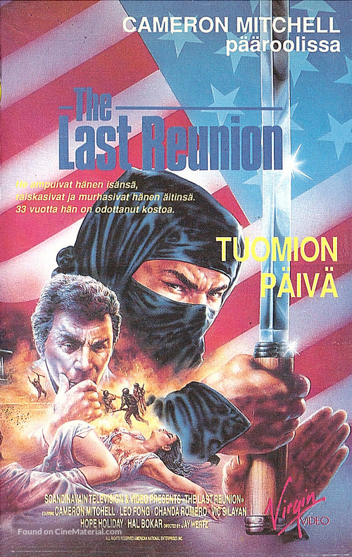 The Last Reunion - Finnish VHS movie cover