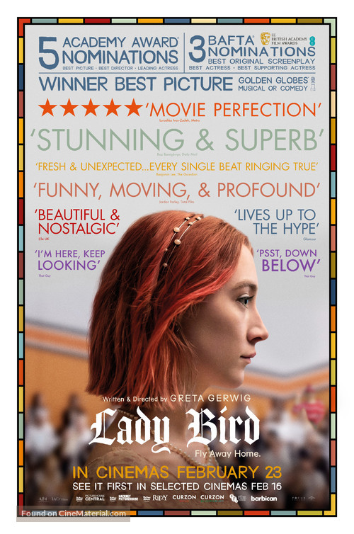 Lady Bird - British Movie Poster