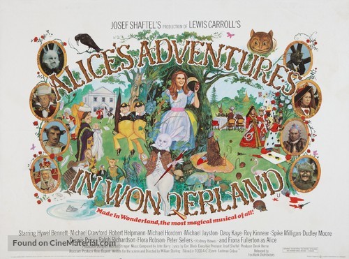 Alice&#039;s Adventures in Wonderland - British Movie Poster