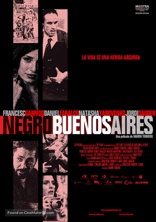 Negro Buenos Aires - Spanish Movie Poster