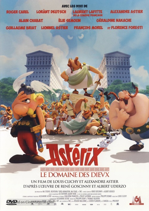 Ast&eacute;rix: Le domaine des dieux - French DVD movie cover