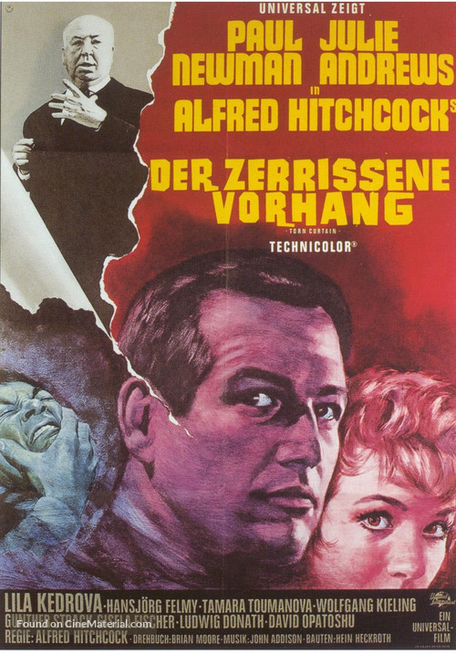 Torn Curtain - German Movie Poster