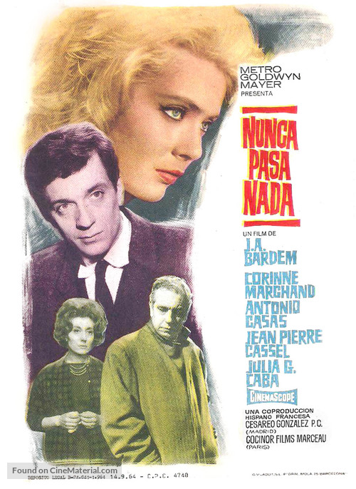 Nunca pasa nada - Spanish Movie Poster