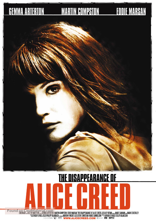 The Disappearance of Alice Creed - Belgian Movie Poster