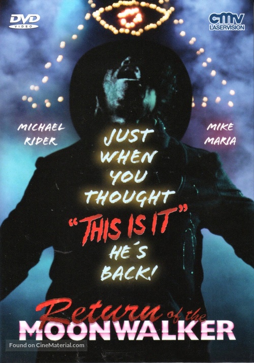 The Return of the Moonwalker - German DVD movie cover