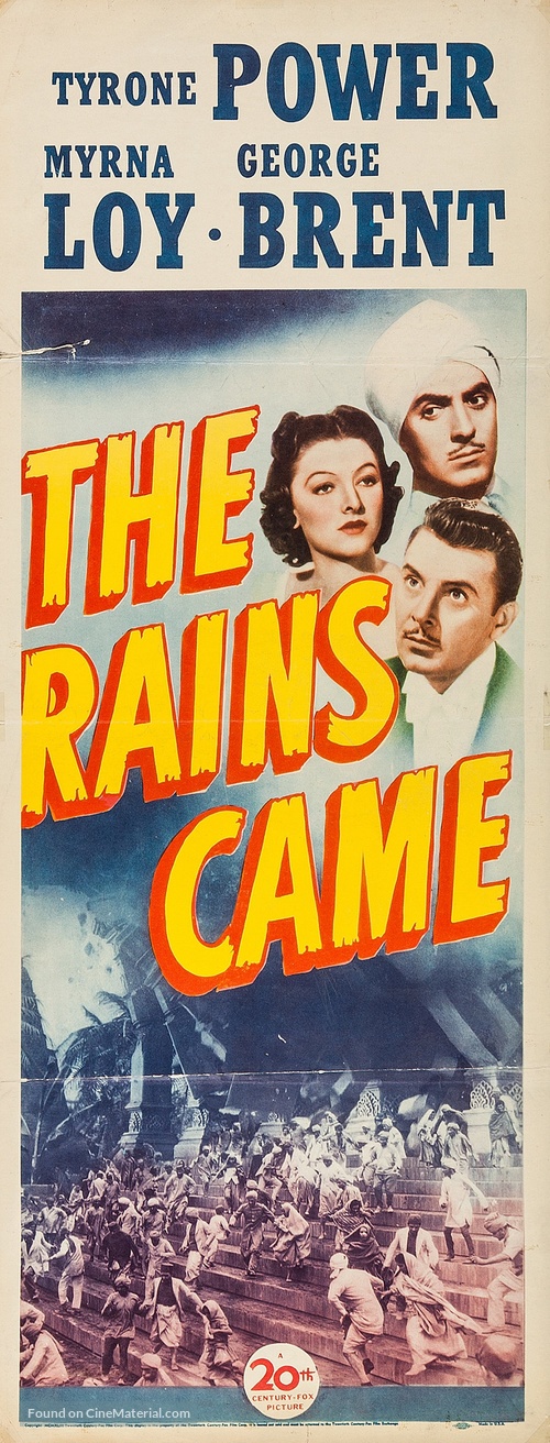 The Rains Came - Movie Poster