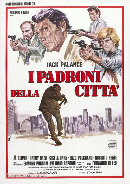 I padroni della citt&agrave; - Italian Movie Poster