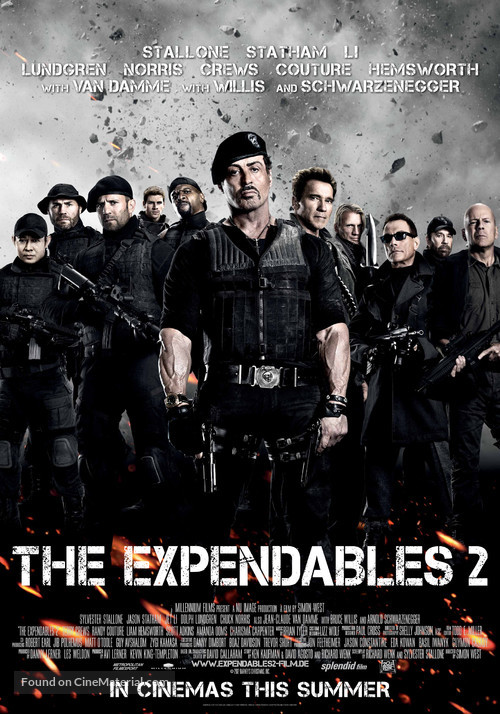 The Expendables 2 - German Movie Poster