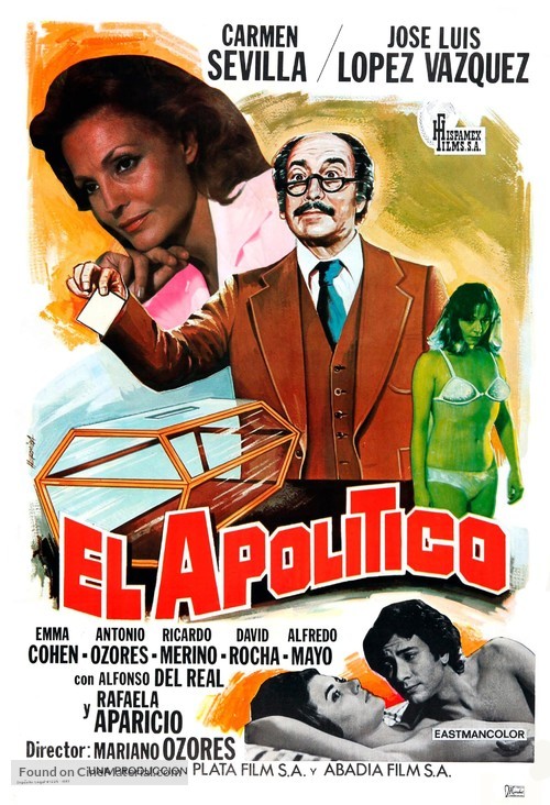 El apol&iacute;tico - Spanish Movie Poster