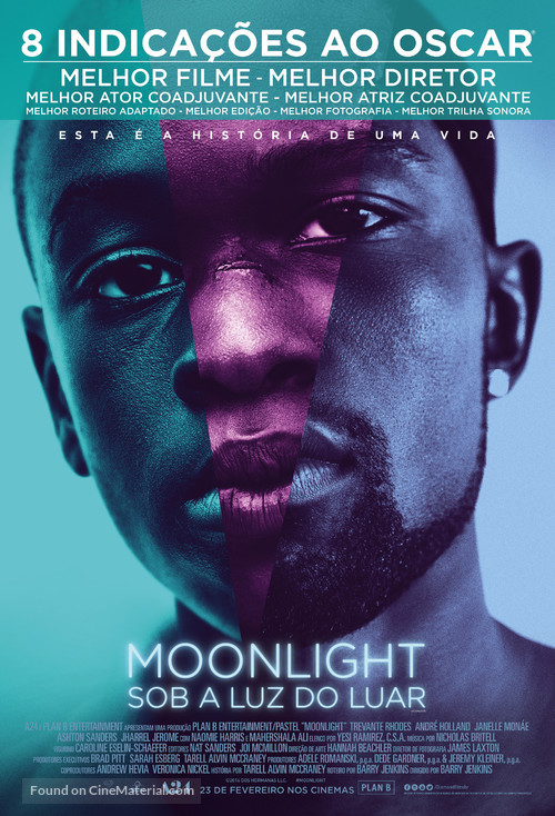 Moonlight - Brazilian Movie Poster