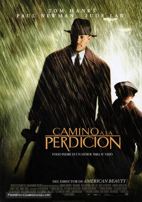 Road to Perdition - Spanish Movie Poster