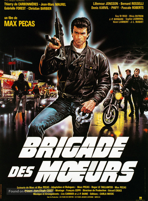 Brigade des moeurs - French Movie Poster