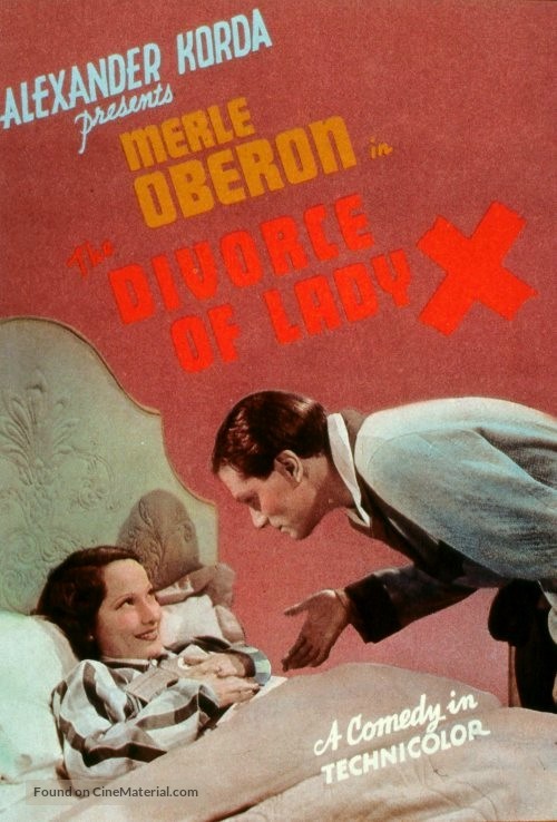The Divorce of Lady X - British Movie Poster